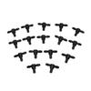 6mm Nozzle Tee Connectors Homebrew Garden Irrigation System Watering Spray Nozzle Fittings for 4/7 mm Hose 50 Pcs
