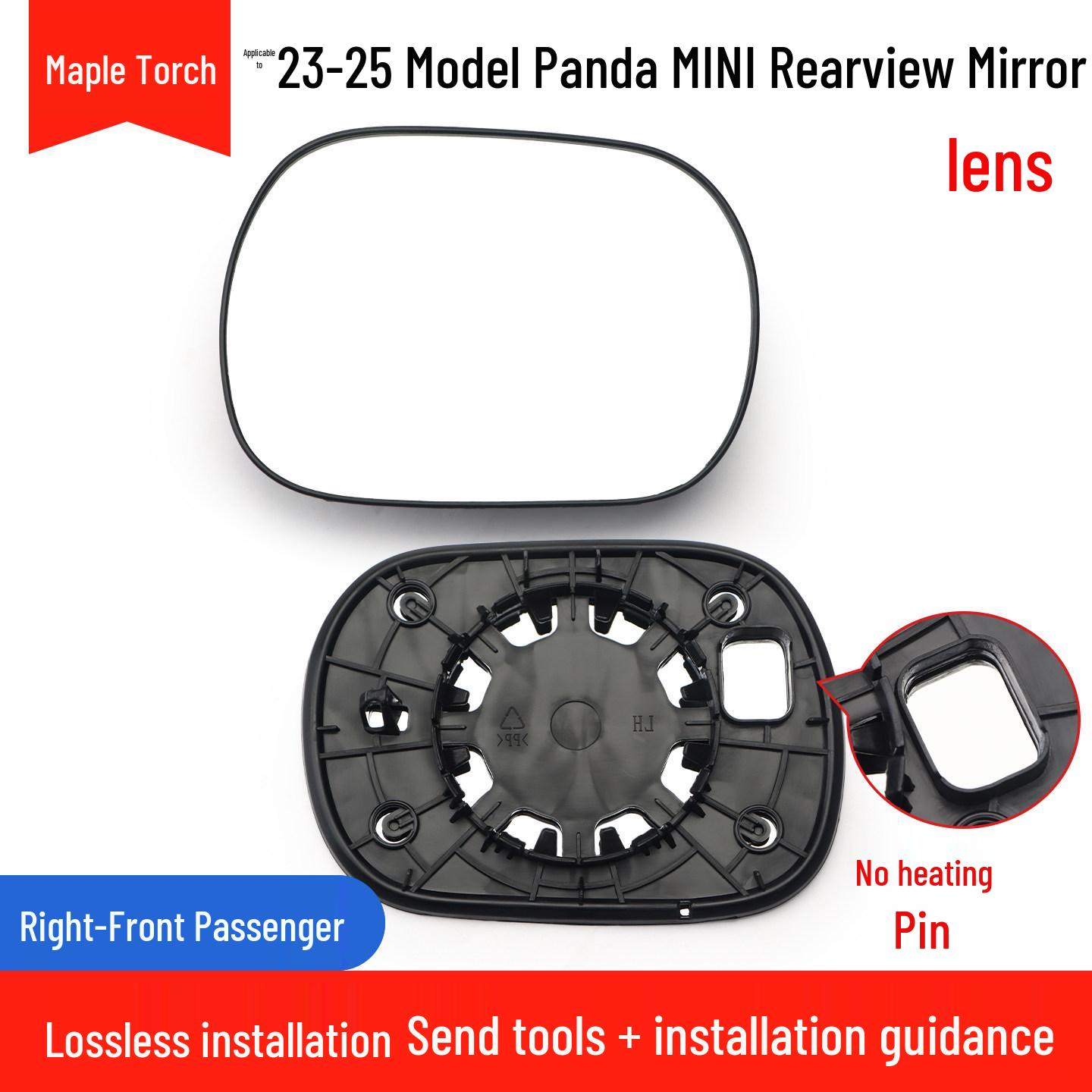 

Geely Panda MINI Left & Right Rearview Mirror Lens Accessories - Exterior Reflective Mirrors for Mini Car Panda MINI Specific