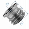 Threaded Nut, Adapter, Reduction, 3/8" To 1/4" Copper, 7 Mm