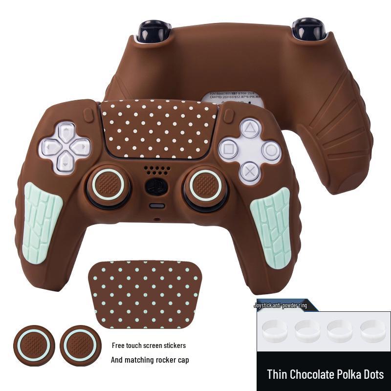 Copertura Protettiva in Silicone Antiscivolo e Antisudore per Controller PS5 per PlayStation 5