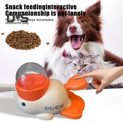 Puzzle Interattivo per Cani Mangiatoia Lenta a Forma di Anatra Distributore di Snack per Cani Piccoli Medi Ciotola per Cani Mangiatoia Lenta per Addestramento