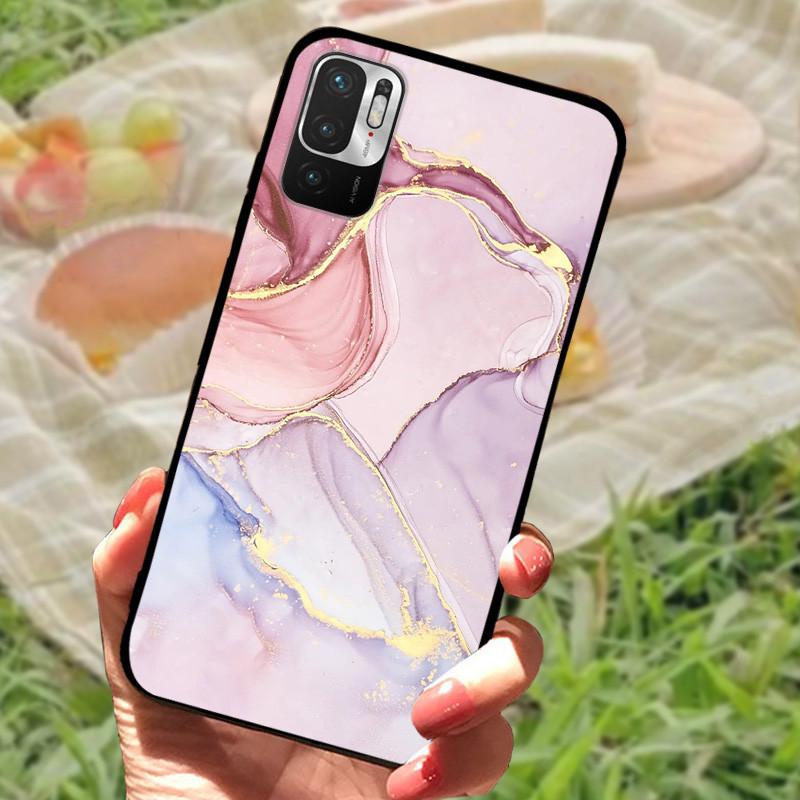 For Redmi Note 10 JE / Note10 5G Case Marble Silicone Soft TPU Back Covers For Xiaomi Redmi Note 10 Case Full Protective Fundas