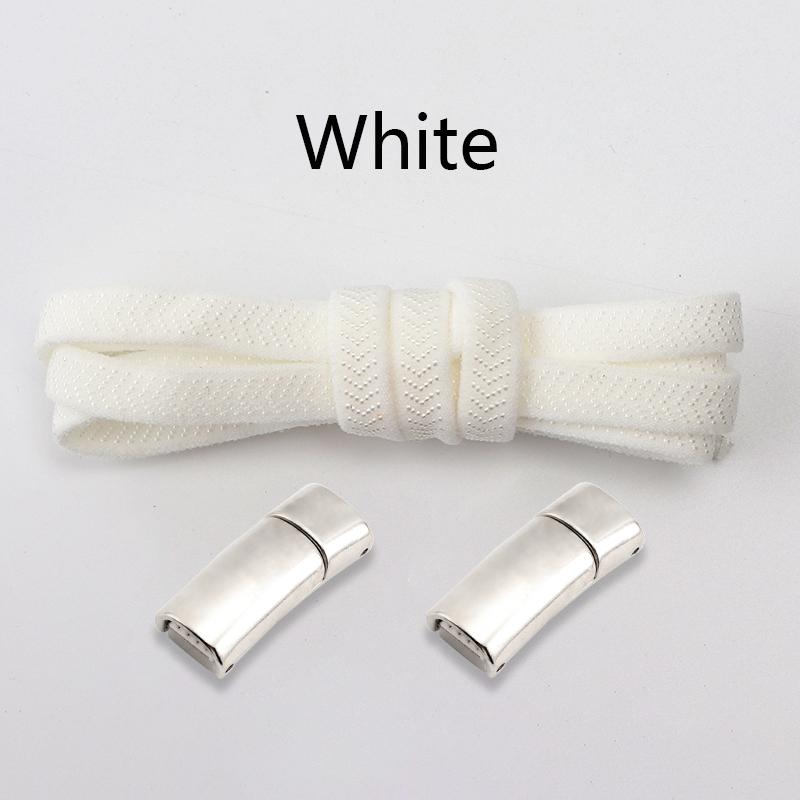 New Magnetic Lock Shoelaces Without Ties Kids Adult Elastic Laces Sneakers 8mm Thick Flats No Tie Shoe Laces Shoes Accessories