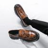 Fashion Business Tassel Loafers Shoes Slip on Casual Thick Bottom Leather Black Dress Party Shoes Boat Loafers For Man Fashion Moccasins