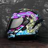 JIEKAI Flip-Up Motorcycle Helmet Women Couples Dual Lens Full Face Scooter Riding ABS Material
