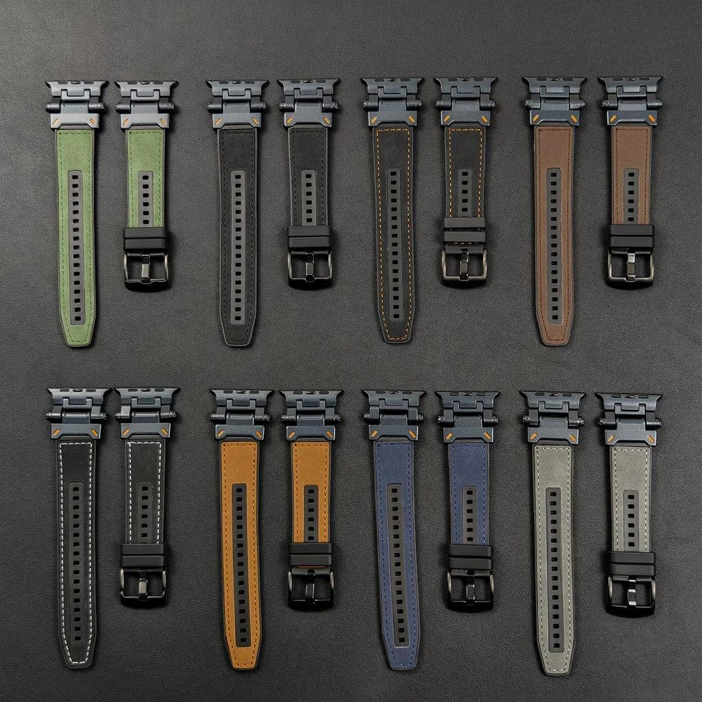 TPU Sport Strap For Apple Watch 9 45mm Ultra 2 49MM 44mm 42mm Silicone Bracelet for iWatch9 8 SE 7 6 4 5 3 2 1 Band Accessories