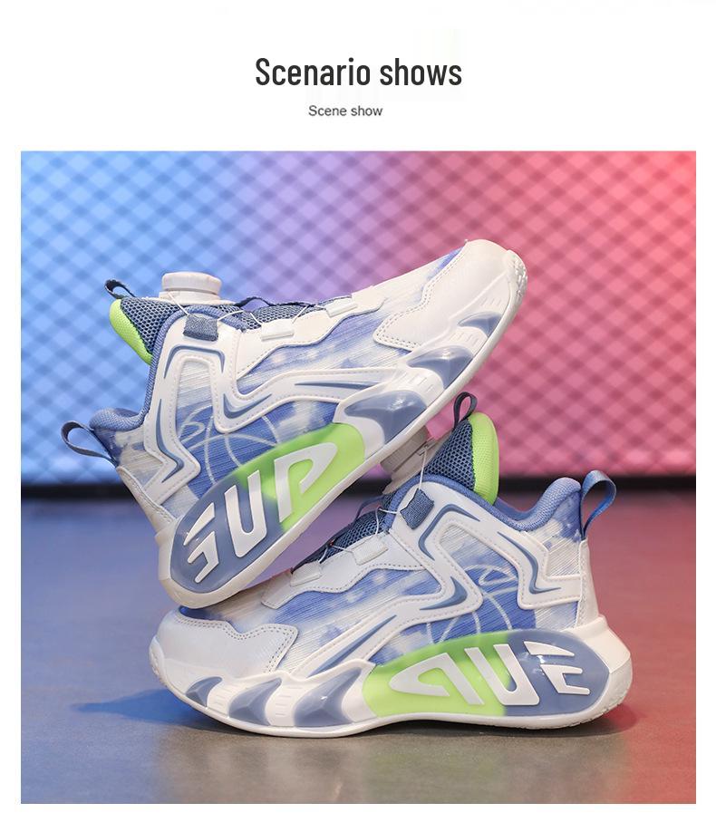 Boys' Autumn Mesh Breathable Sports Shoes - Kids' Running & Basketball Shoes with Soft Soles