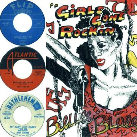 

Mix CD VARIOUS - #003 Girls Gone Rockin ; Belles Blu GAZMCDR003 Gaz s Rockin Re UK Blues