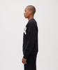 AVIREX RUNDHALSAUSSCHNITT LANGARM SWEATSHIRT LOGO 783-3932003 XL schwarz