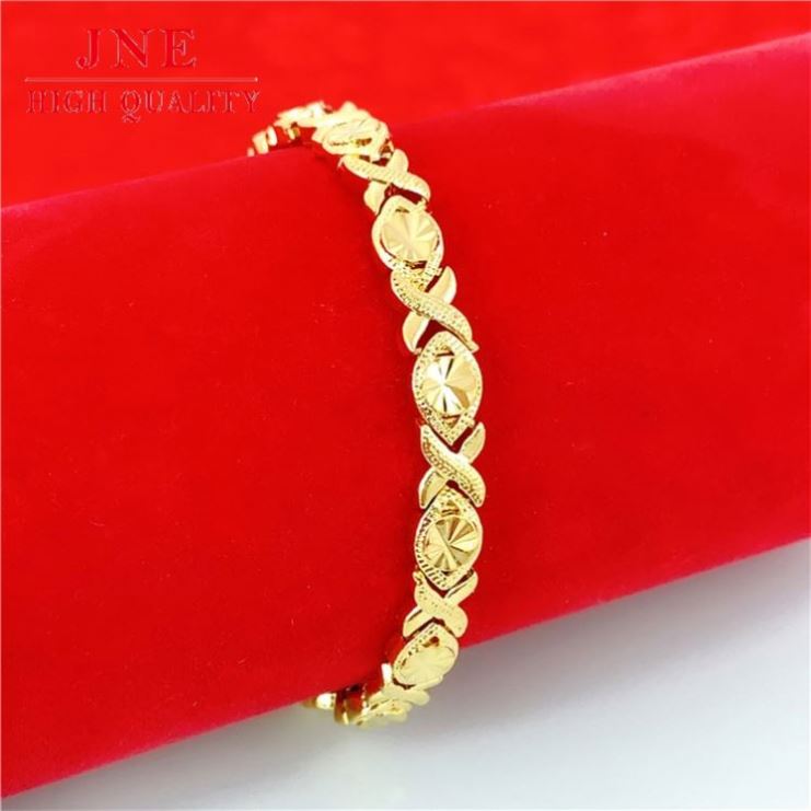 Gold-Plated Olive Bracelet Vietnam Placer Gold Lucky Beads Rose Bracelet Brass Gold-Plated Non-Fading Goddess Bracelet