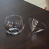 Japanese Double Layer Sake Chiller Cooler Cocktail Whiskey Wine Cooling Carafe for Home Bar