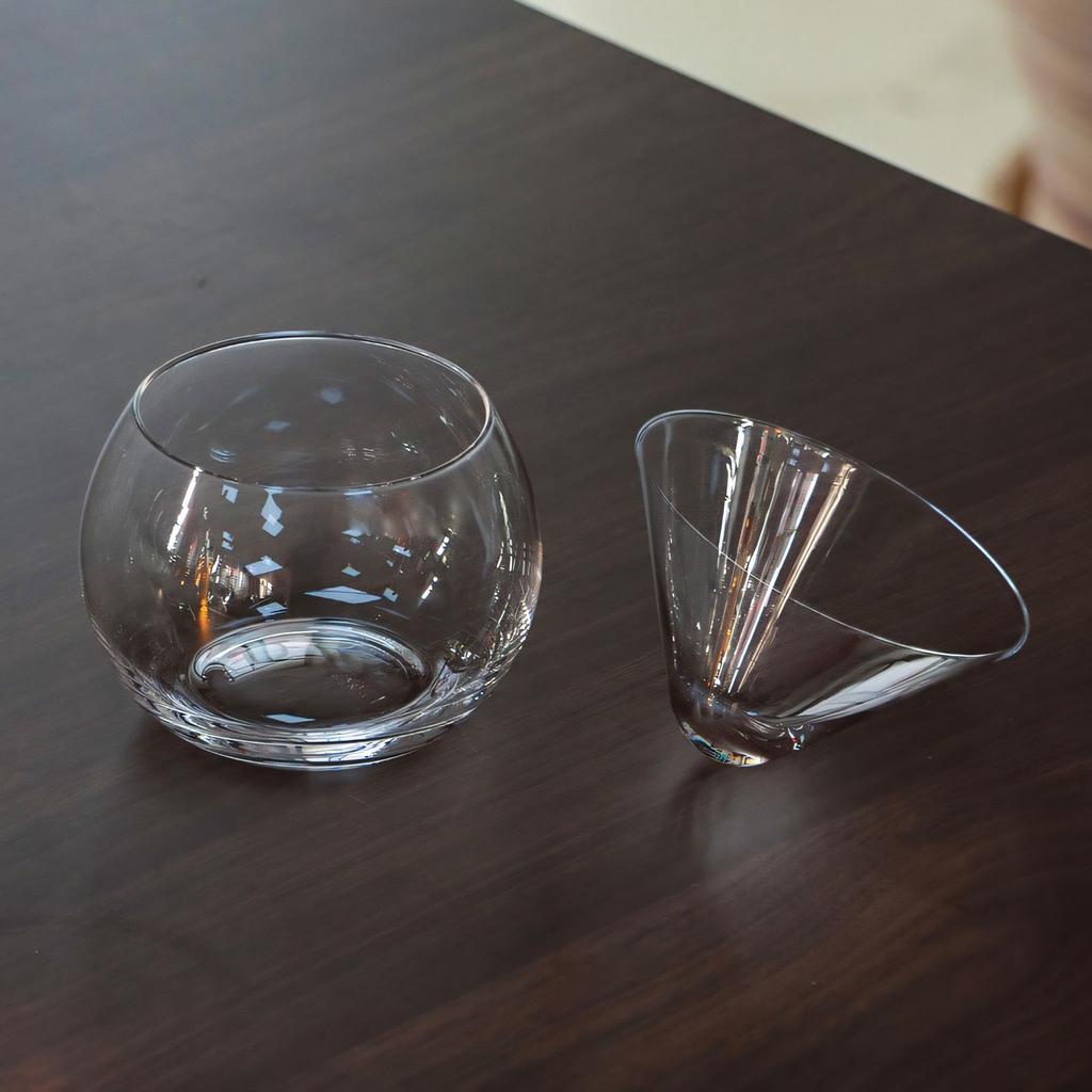 Japanese Double Layer Sake Chiller Cooler Cocktail Whiskey Wine Cooling Carafe for Home Bar