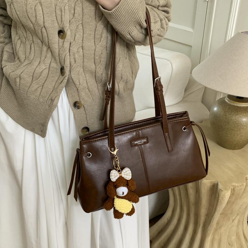 2025 Autumn and Winter Handbag Women's Japan and South Korea New Fashion Women's Bag Versatile Commuter Shoulder Underarm Bag Tote Bag