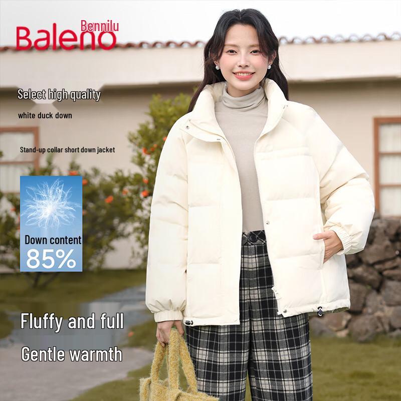 

Baleno Women s Short Padded Stand-Collar Down Jacket M