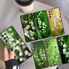 Lily of the Valley Flower Phone Case Cover For Samsung GalaxyS25 S24 Ultra S23 S22 Plus S21 FE S20 Note 10 20 Pro Lite