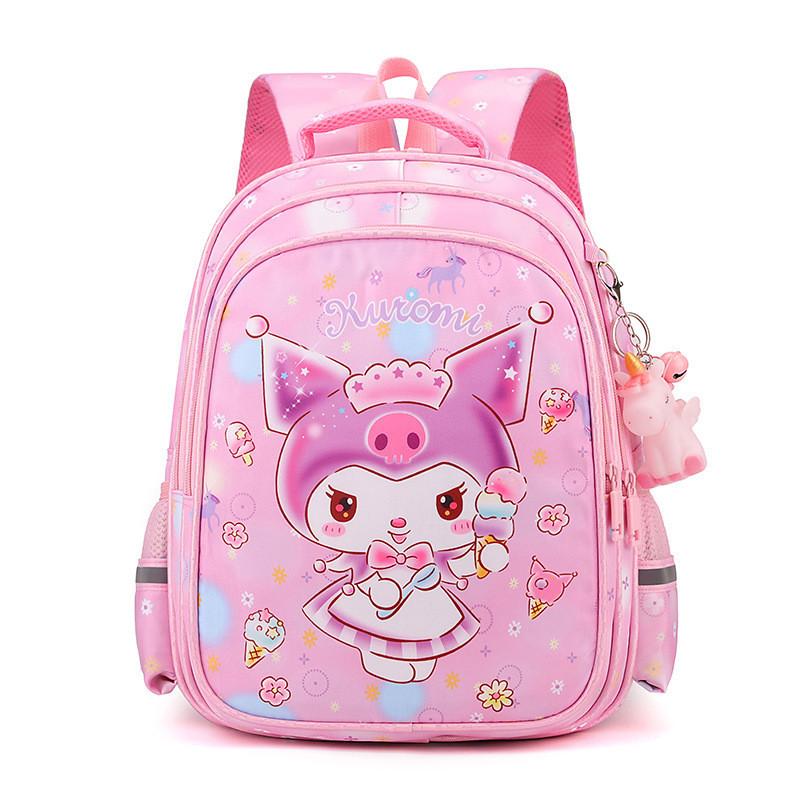 Cute Cartoon Nylon Backpack For Kids Lightweight And Breathable For School