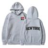 I Love New York Print Hoody Sweatshirt Teenagers
