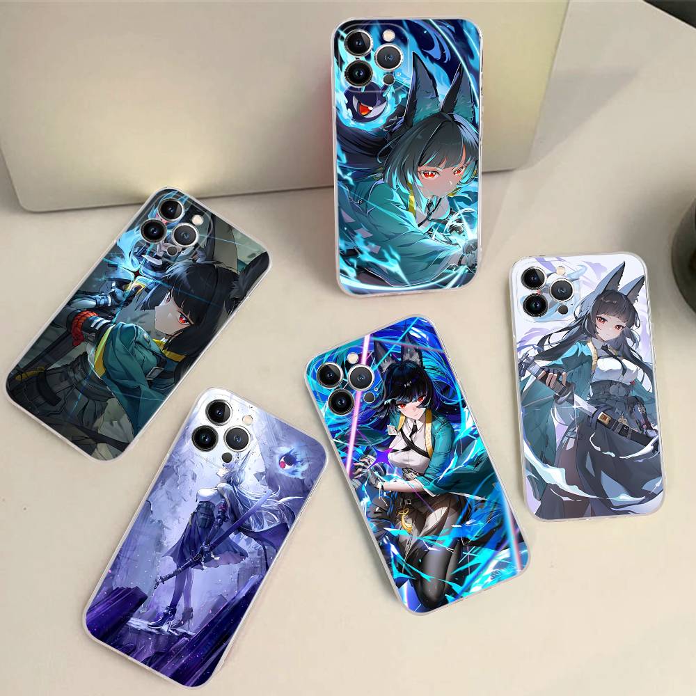 Classic Girl H-Hoshimi Miyabi TPU Silicone Case For IPhone 11 12 13 14 15 16 17 Pro Max Shockproof Clear Back Cover
