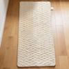 Machine Washable Non-Slip Coral Fleece Rug for Bedside & Bathroom