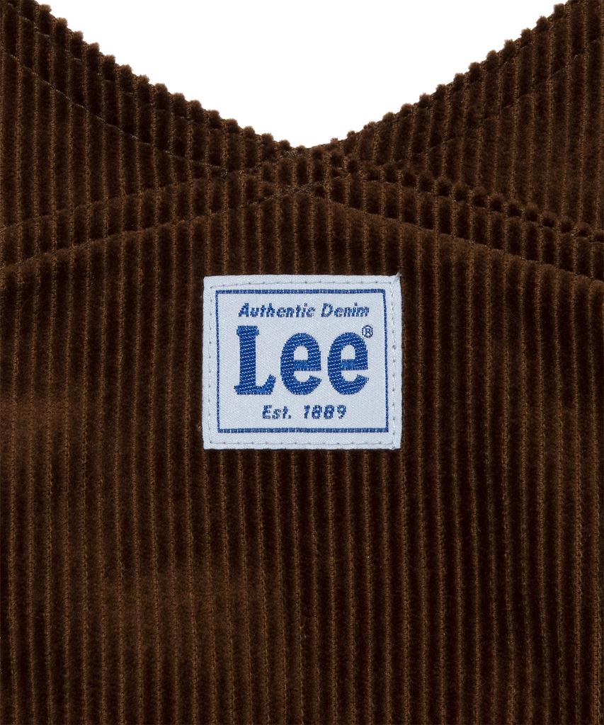 Lee Corduroy Overalls Dress Brown