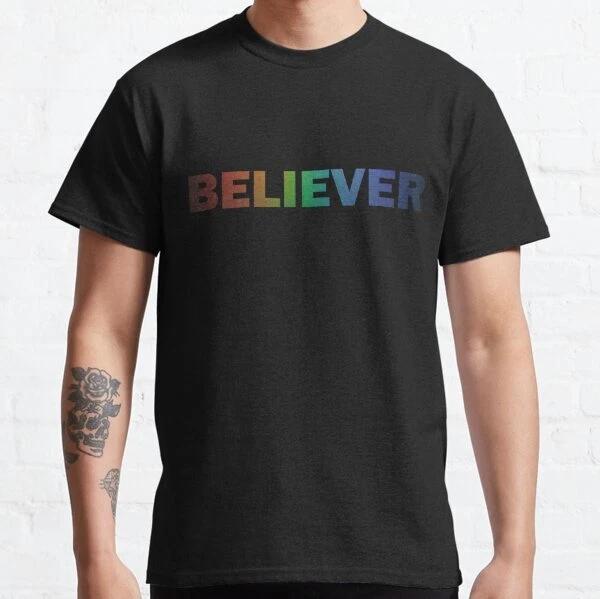 Believer Text Design Best Gift Classic T-Shirt S-3XL S