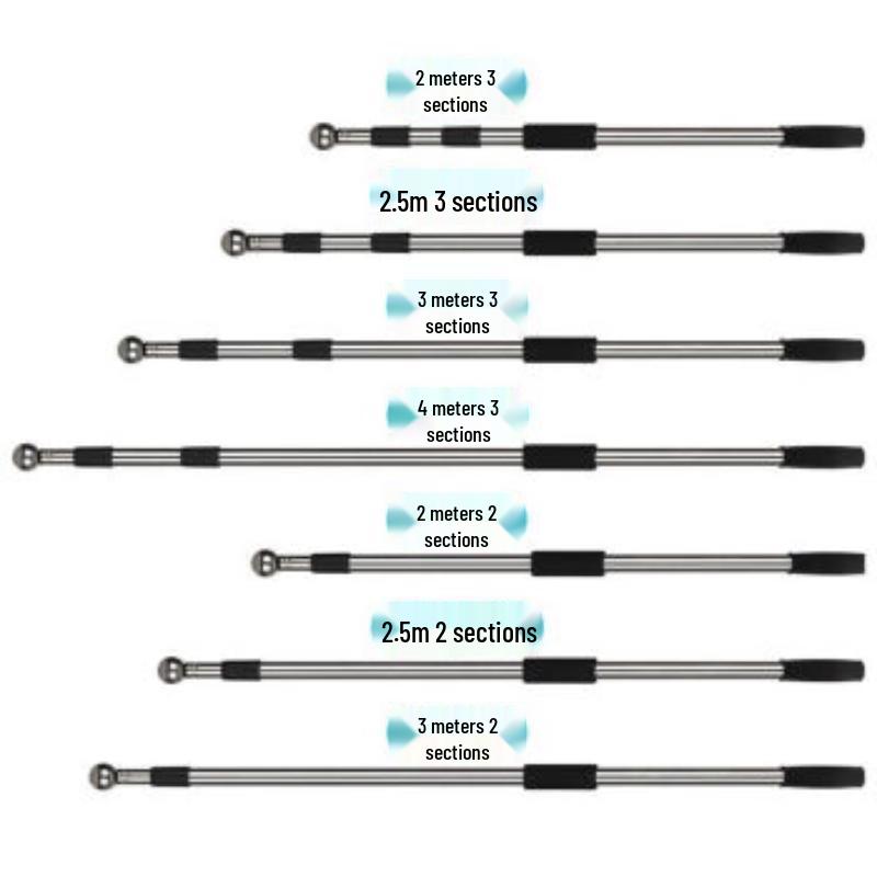 Telescopic Stainless Steel Flagpole