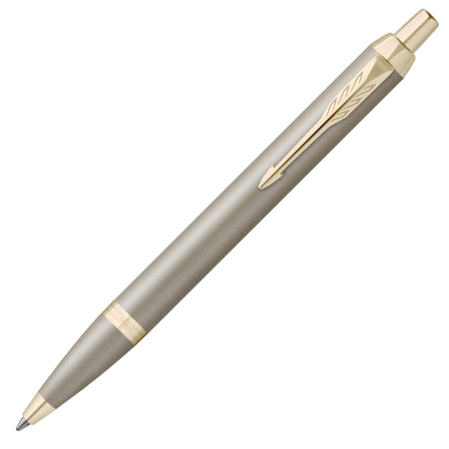 PARKER Parker IM Sandstone CHT Ballpoint Medium Gift Box Luxury Item 2235431 Pen, Nib, Oil-Based Ink, Included, Gift, No.