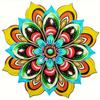 4-teiliges Wanddekor aus Holz mit Blumenmotiv, 2D-Mehrschicht-Blumenmuster, Wandbehang für Schlafzimmer, Wohnzimmer, Landhausstil