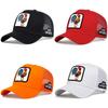 Gorra de Béisbol Bordada de Animales Algodón Diseño de Gallo Pato Unisex Lavada Vintage Snapback Sombrero Hip Hop Deportes al Aire Libre Transpirable
