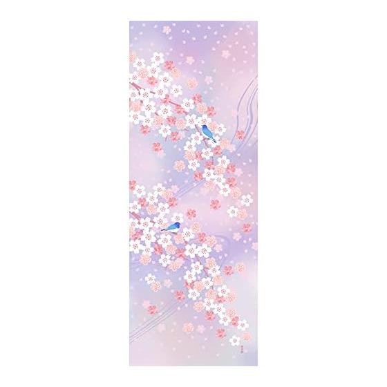 Hamamonyo Tenugui Koborezakura (Scattered Cherry Blossoms)