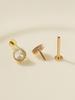 Minimalpiercing 14K Internal Simple Round Labret Piercing