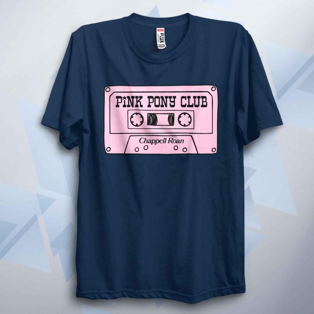 Inspired Pony Pink Fun Club Tape Tee Retro Aesthetic Unisex Shirt Kids Adults S