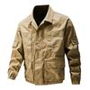Washed American Retro Tooling Multi-pocket Jacket Men's Spring and Autumn Loose Jacket New Clothes