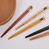 Trendy New Arrival Gift Multicolored Ancient Chopstick Set Natural Wooden Reusable 5 Pairs Handmade