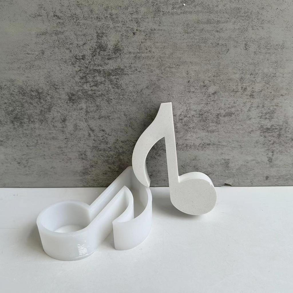 Musical Note Silicone Mold Resin Aromatherapy Gypsum Cake DIY Mould Resin Casting Tool Handmade Home Craft Decorations