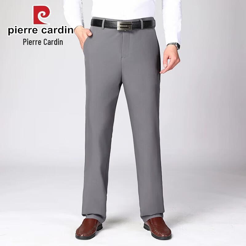 Мужские летние брюки прямого кроя из ледяного шелка Pierre Cardin 33