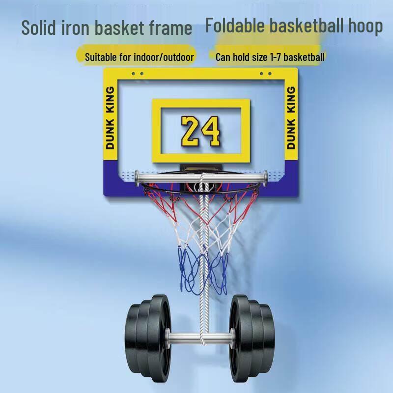 Wandmontierter Basketballkorb ohne Bohren für den Innenbereich