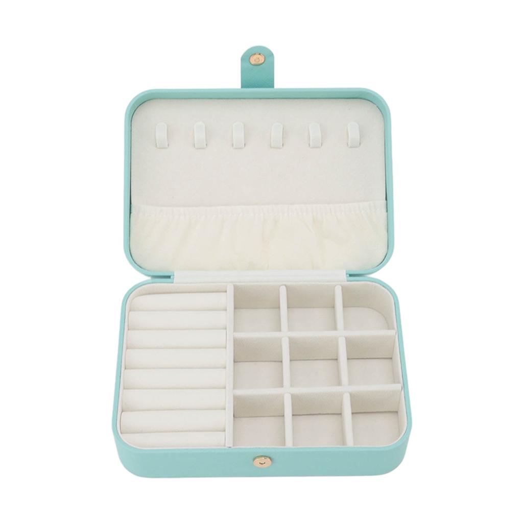 Travel Jewelry Case Small Portable Organizer Display Storage Box for Rings Earrings