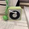 Creative Cute Classic Retro Phonograph Music Box Keychain Children Mini Recordable Jukebox Pendant Couple Confession Toys Gift