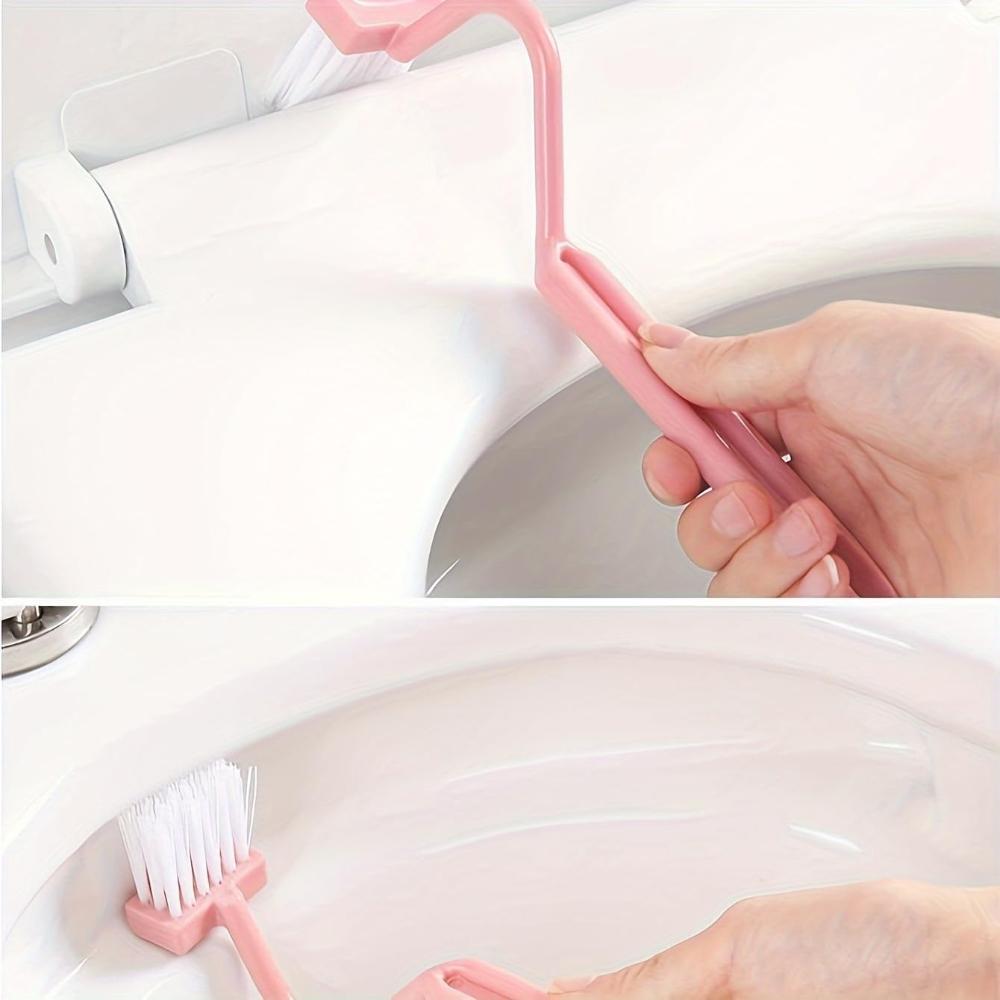 3PCS/Curved Toilet Long Handle Household Toilet Brush Extended Cleaning Brush Dead Angle Curved Inner Brush Deep Cleaning Tools