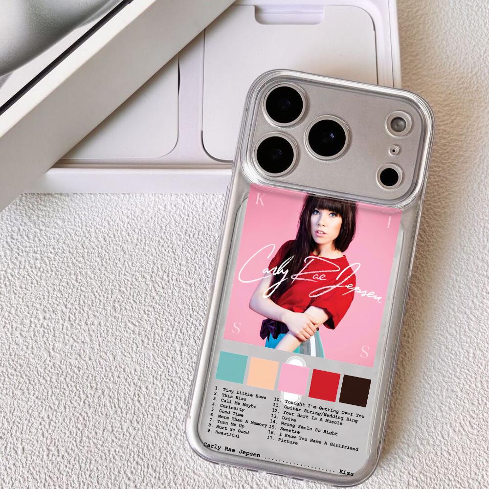 

Чехол для телефона Carly Rae Jepsen для iPhone 17 16 15 14 13 12 Pro Max Plus с магнитным прозрачным чехлом Беспроводная зарядка iPhone 16 Pro Max
