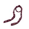 Scarf atmosphere new millennial babes long baguette narrow scarf rainbow stripe knitted scarf women
