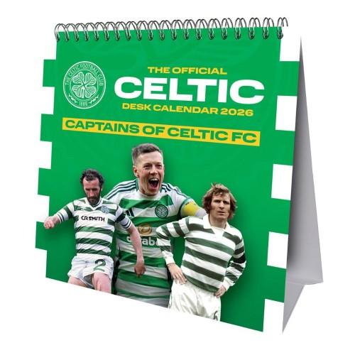 Celtic FC 2026 Crest Desktop Calendar
