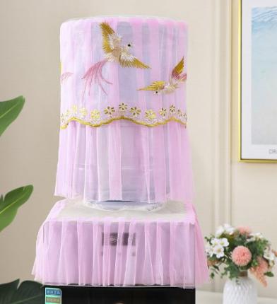 Household Water Dispenser Dust Cover Fashion Lace Upper Opening Reusable Water Bucket Sleeve