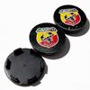 4pcs Scorpion Logo Emblem Badge Car Wheel Center Caps 51MM Clips 46MM Rim Hubcaps Dust Cover Wheels Hub Cap Replace Accessories