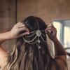 1PC Ancient Style Elf Hair Accessories Rhinestone Multilayer Tassel Headwear For Women Girls Princess Tassel Hair Accessories
