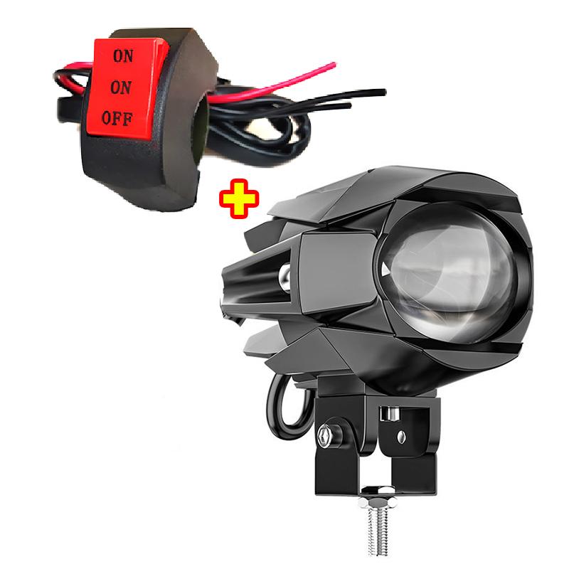 LED Car Motorcycle Spotlight Headlight Fog Blast Lights Accessories Auxiliary Spot Work Lights Accessories for Truck Car ATV