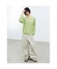 Saendeusaundeu (Unisex) Wool Blend V-Neck Sweater Light Green