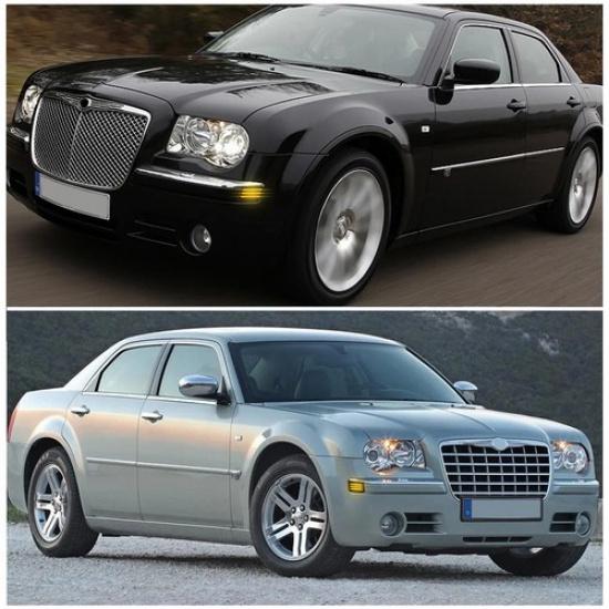 2x Amber Fender LED Side Marker Light 12V For 2005-2014 Chrysler 300 Smoked Lens
