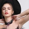 Sophisticated Unisex Hats Necklace Set Unique Weathered Stylish Hat Fashion Creative Hat for Stylish Party Look
